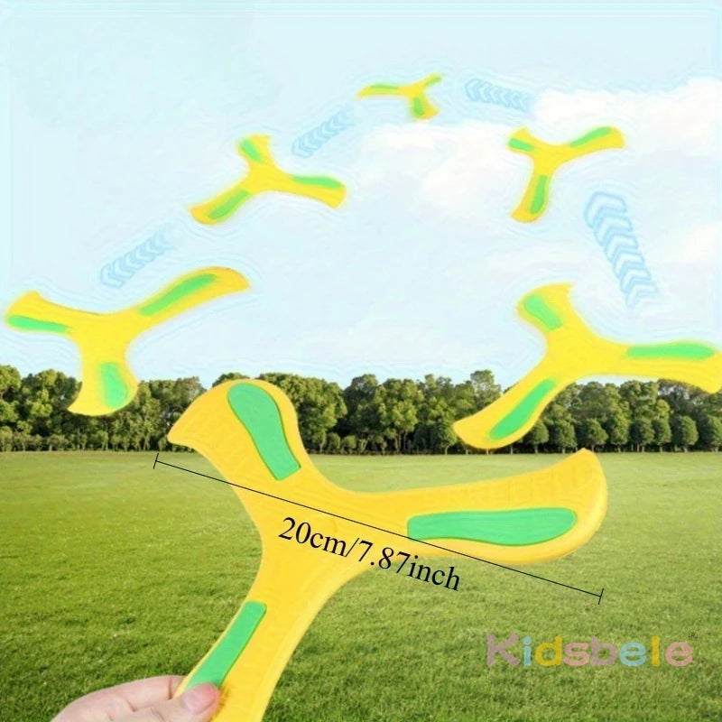 LED Light-Up Boomerang Flying Toy Set