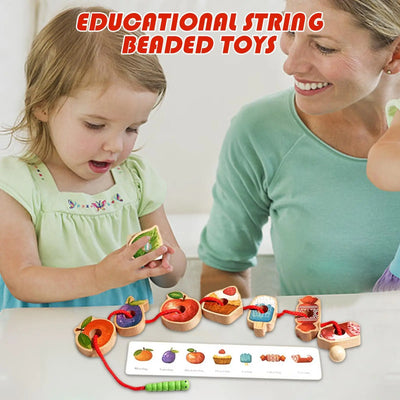 Stringing and Sorting Game for Toddlers