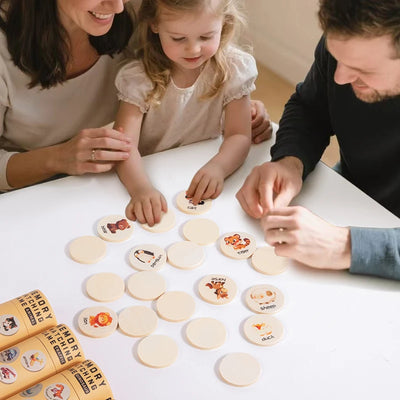 Wooden Memory Puzzle – Focus & Learning Game for Kids