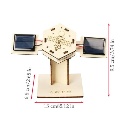 3D Solar Satellite Assembly Kit for School Projects