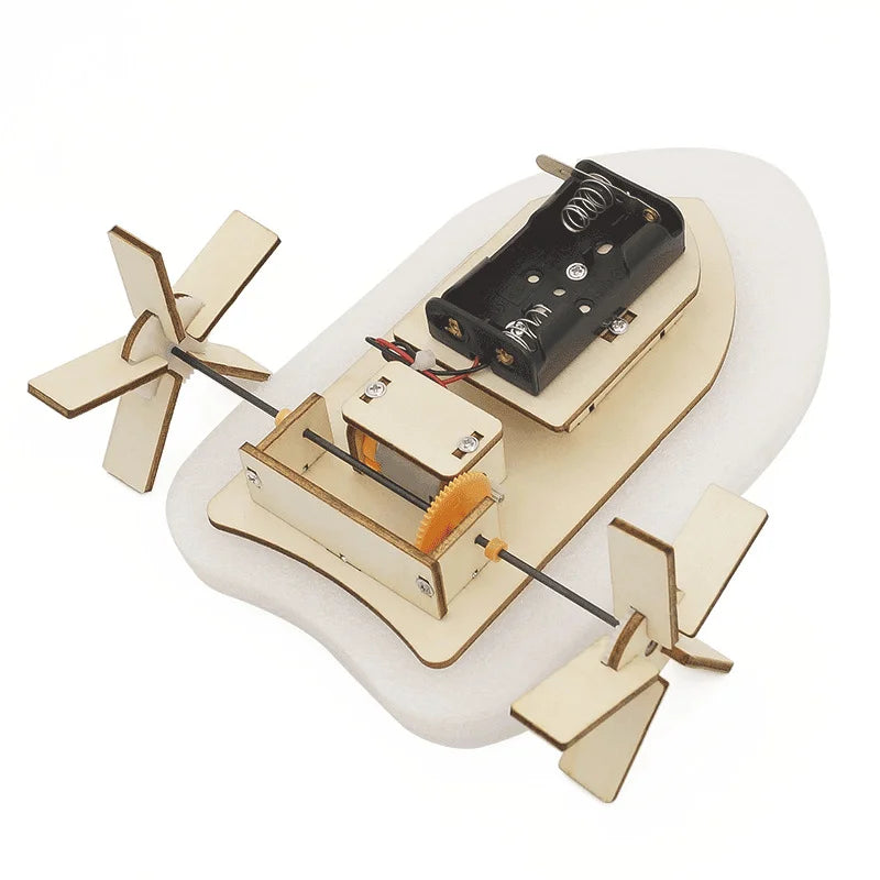 Paddle Wheel Ship Science Assembly Toy