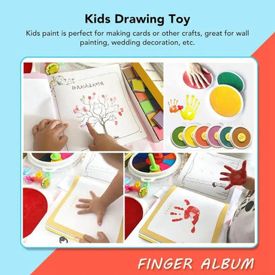 Finger Painting Pad with Educational Activities