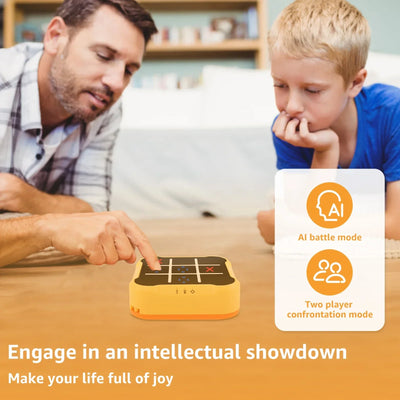 Multifunctional Tic-Tac-Toe & Chess Set - Portable Montessori Game