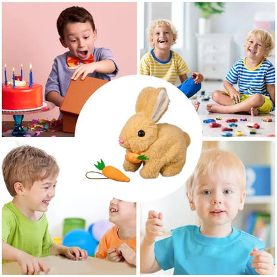 Jumping Interactive Plush Bunny Toy