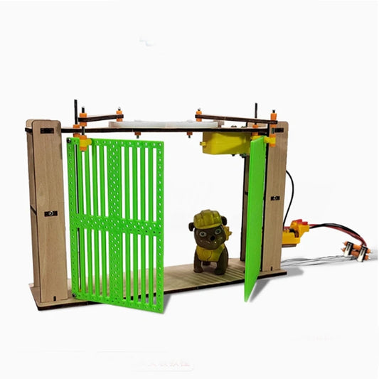 Electric Door Model DIY Physics Toy for Kids