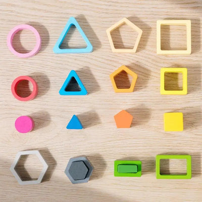 Wooden Shape Sorting Puzzle Toy