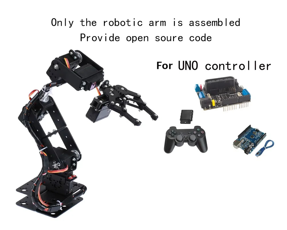 Programmable 6-Axis Robotic Arm Kit with Tutorials