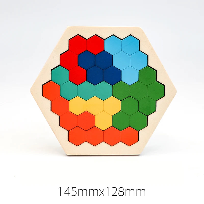 Montessori 3D Puzzle – Wooden Brain Teaser Blocks for Kids – STEMology