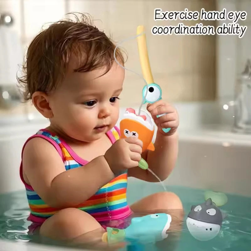 2 in 1 Fishing and Water Sprinkler Toy