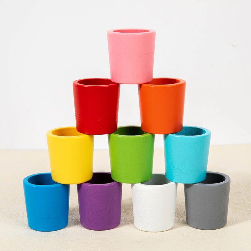 Montessori Sorting Cups – Early Learning STEM Game