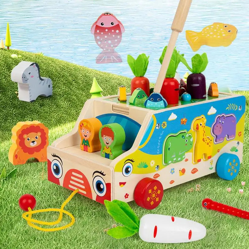 Montessori Carrot Sorting Puzzle Box