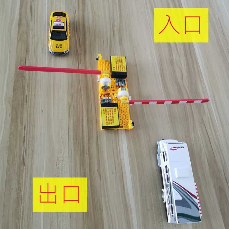 DIY Barrier Gate STEM Physics Toy for Kids