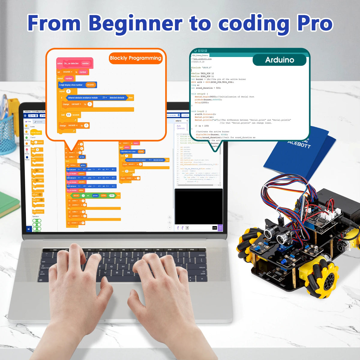 ESP32 Smart Car Starter Kit - Coding