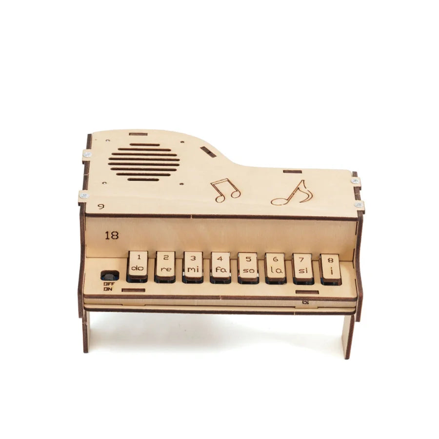 STEM DIY Wooden Piano Science Kit for Kids
