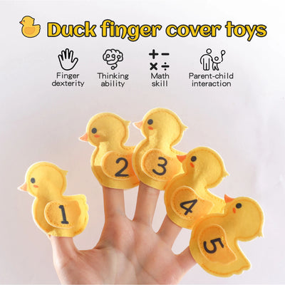 Duck Animal Puppets for Story Time and Math Play