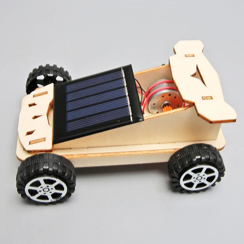 Wooden Solar Race Car Science Toy
