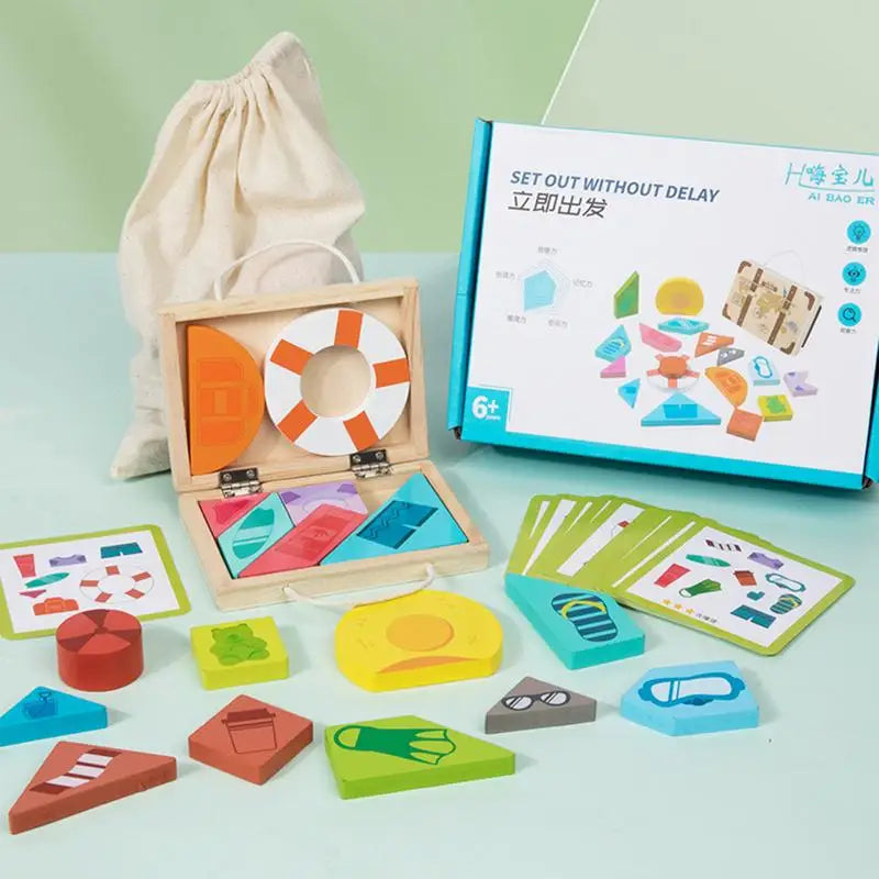 Logical Thinking Wooden Puzzle Blocks