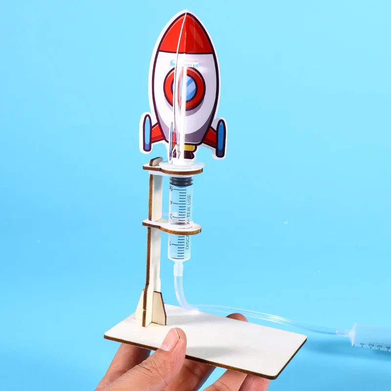 Simulated Rocket Launch STEM Toy