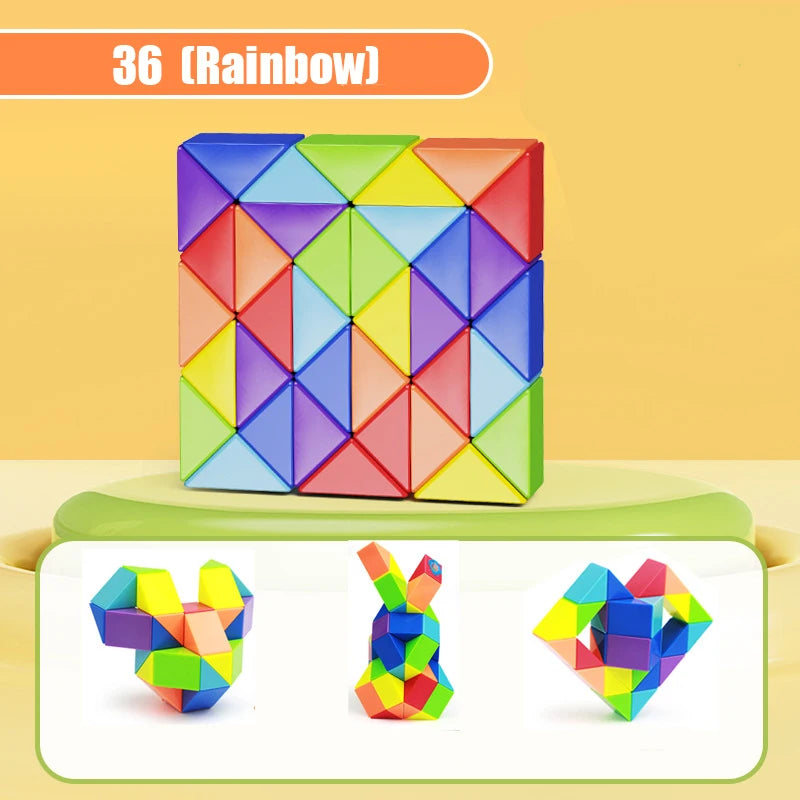 Magic Snake Puzzle Cube Transformable Fidget Toy