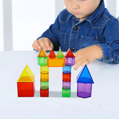 3D Geometric Shapes for Light Table Play