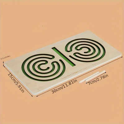Montessori Coordination Puzzle – Trajectory Tracing Toy