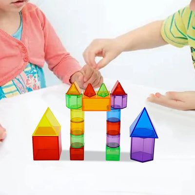 3D Geometric Shapes for Light Table Play