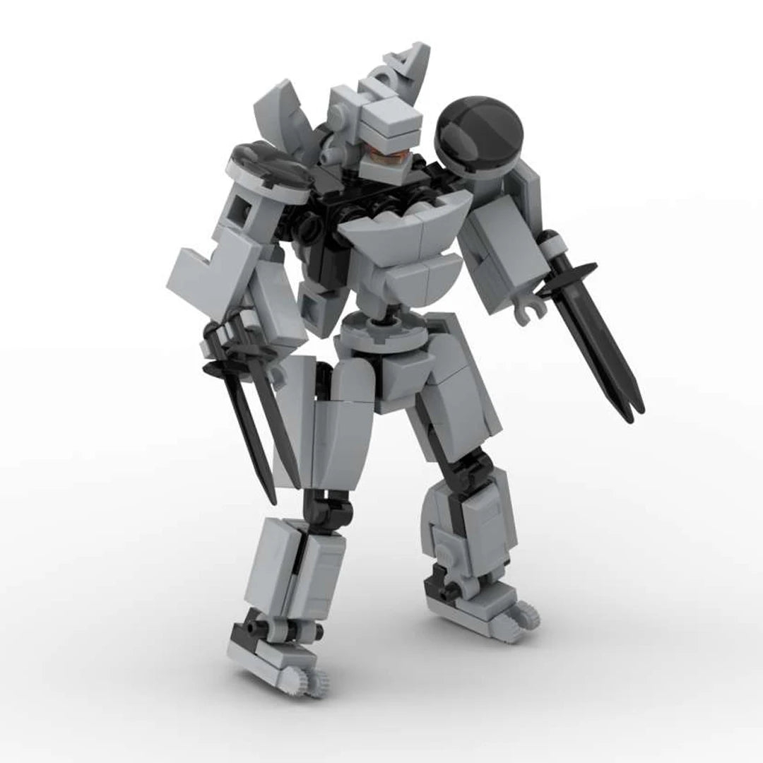Mecha Warrior Blocks Model