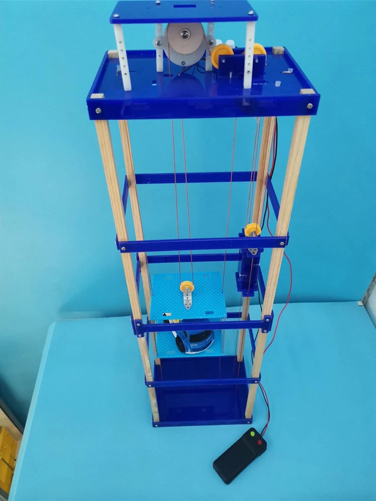 DIY Elevator Model STEM Physics Toy for Kids