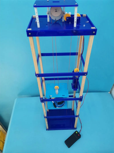 DIY Elevator Model STEM Physics Toy for Kids