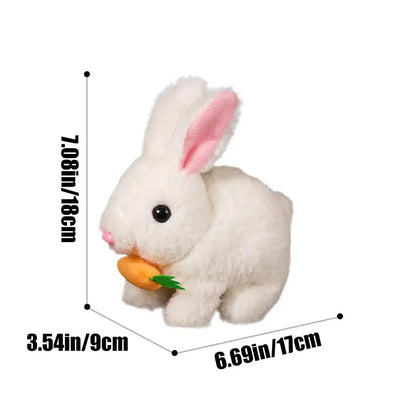 Jumping Interactive Plush Bunny Toy