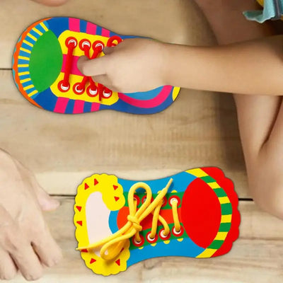Shoelace Practice Toy for Fine Motor Skills