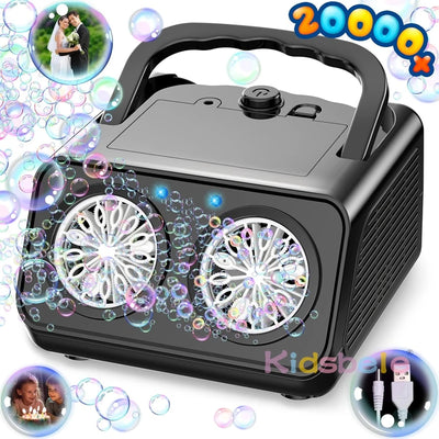Electric Bubble Machine with Dual Modes