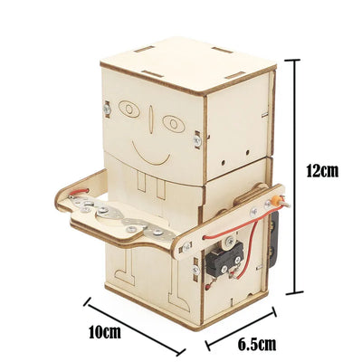 Robot Piggy Bank STEM Craft Toy