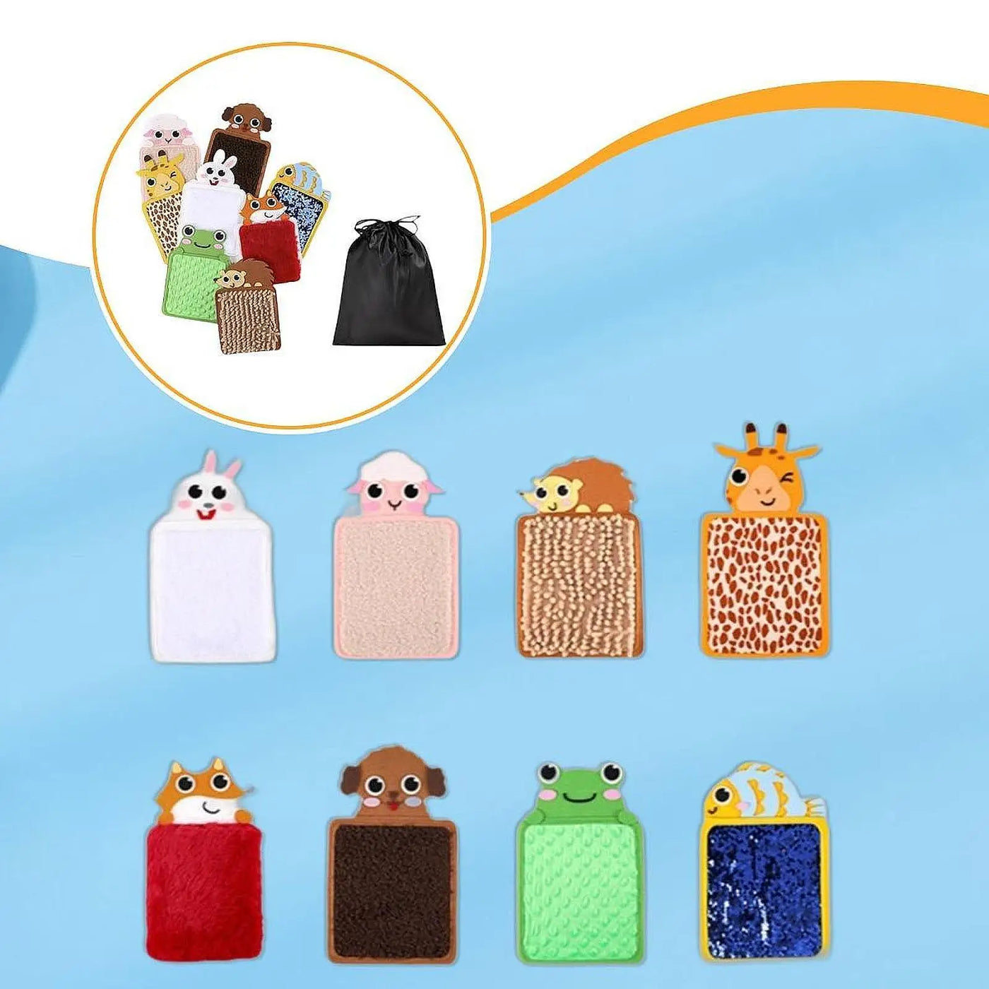 Cartoon Sensory Mats for Toddlers