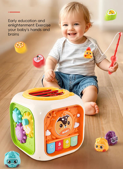 6 in 1 Montessori Baby Activity Cube