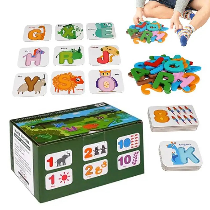 Alphabet and Number Flash Cards for Toddlers