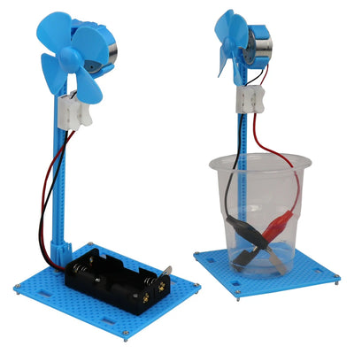 DIY Brine Power Fan Science Toy for Kids
