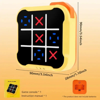 Multifunctional Tic-Tac-Toe & Chess Set - Portable Montessori Game