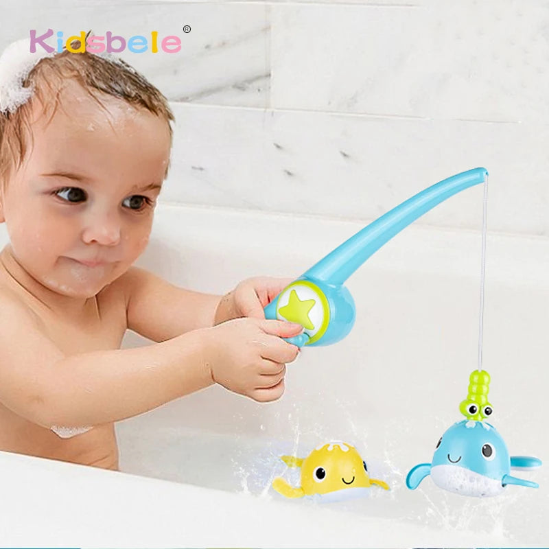 Magnetic Fishing and Whale Bath Toy