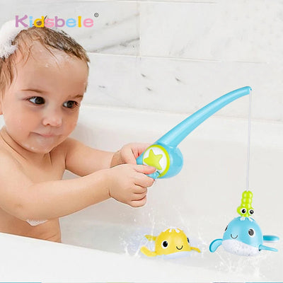 Magnetic Fishing and Whale Bath Toy