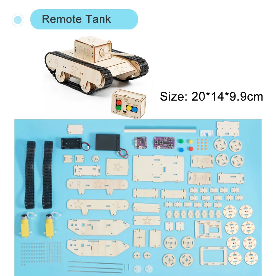 DIY 3D Wooden Vehicle Puzzle Kit