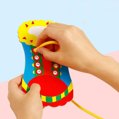 Shoelace Practice Toy for Fine Motor Skills