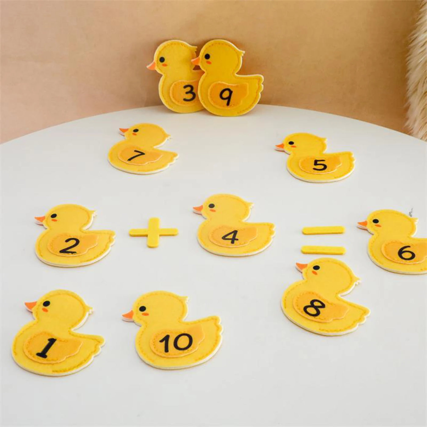 Duck Animal Puppets for Story Time and Math Play