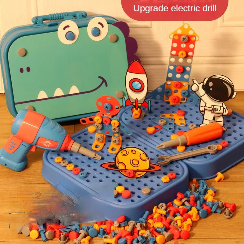 211-Piece Pretend Repair Toolbox Set