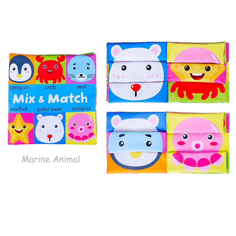 Colorful Soft Crinkle Books for Babies