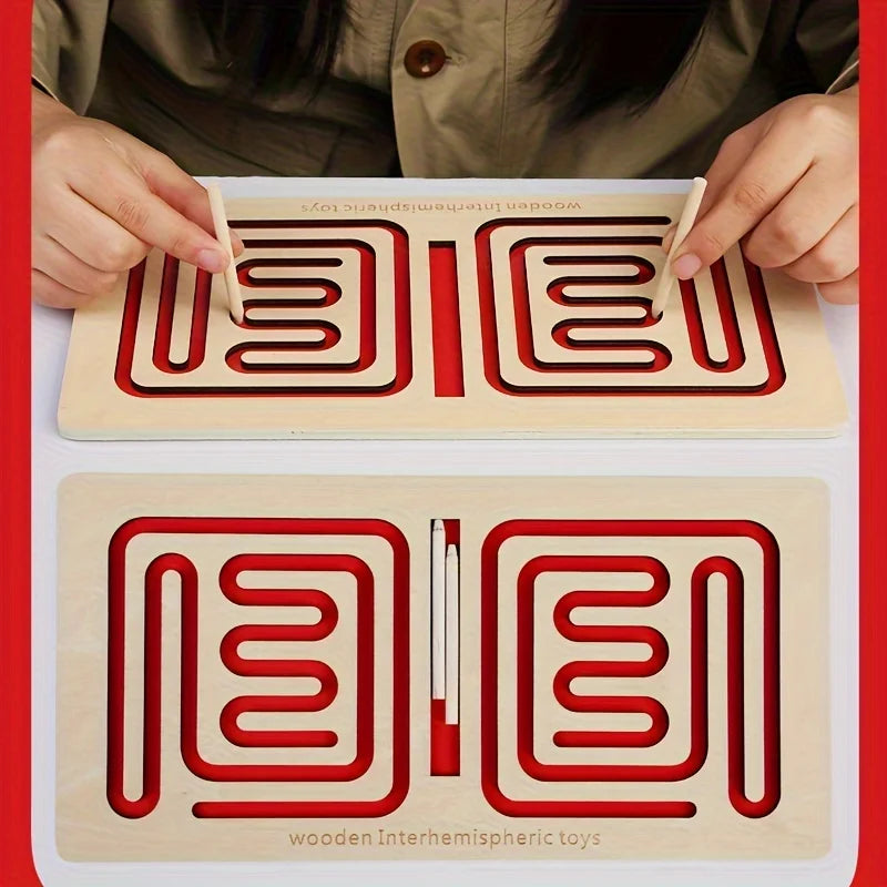 Montessori Coordination Puzzle – Trajectory Tracing Toy