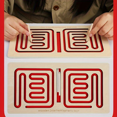 Montessori Coordination Puzzle – Trajectory Tracing Toy