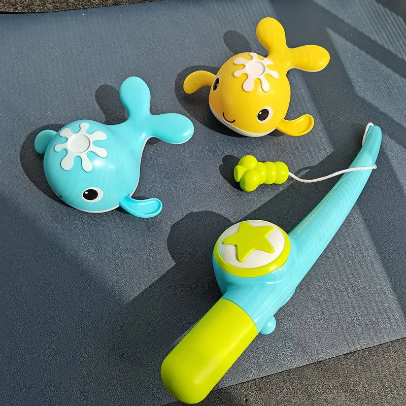 Magnetic Fishing and Whale Bath Toy