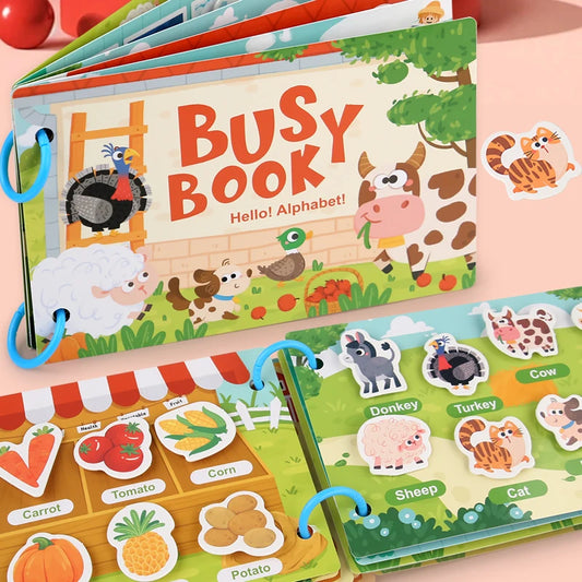 Montessori My First Quiet Book for Toddlers