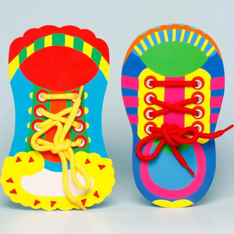 Shoelace Practice Toy for Fine Motor Skills